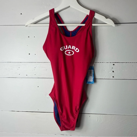 NWT Adoretex Guard Fit Back One Piece Swimsuit with Soft Cups Size 30(Girls 12) - Picture 1 of 7